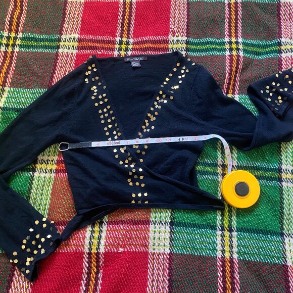 Central Park West Cashmere and Silk Bolero Cardigan - Picture 5 of 6